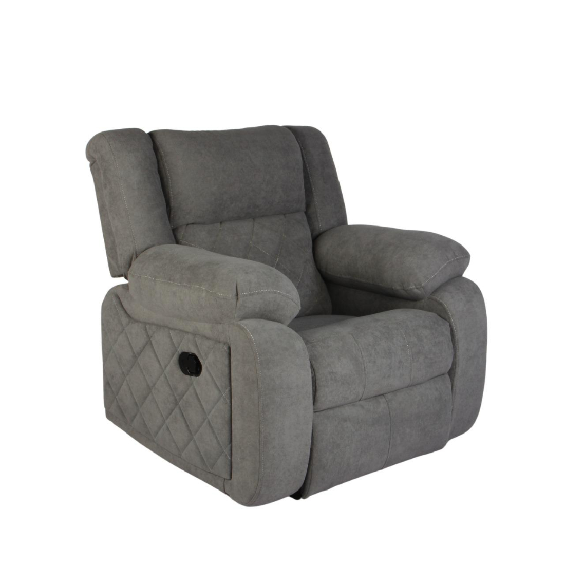 Primrose Christie Single Seater Manual 1R Recliner - Grey